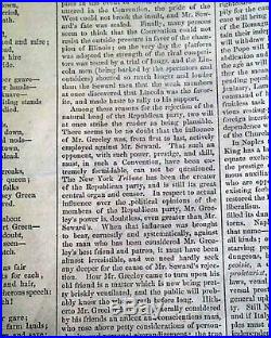 Best Slavery Africans SLAVE SHIP Print 1860 The Bark WILDFIRE 1860 Old Newspaper