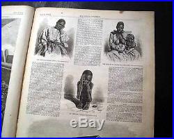 Best Slavery Africans SLAVE SHIP Print 1860 The Bark WILDFIRE 1860 Old Newspaper