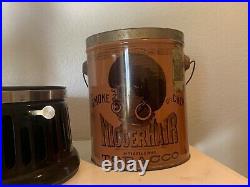 Bigger Hair Tobacco Tin Vintage Black Americana Rare