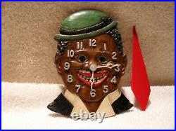 Black Americana 1930's Lux Dixie Gent Clock