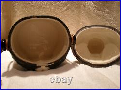 Black Americana 1930's Original Gent Cookie Jar with Salt & Pepper Shakers