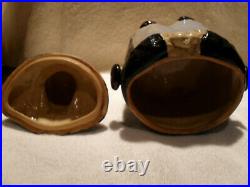 Black Americana 1930's Pair of Biscuit Cookie Jars