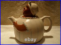 Black Americana 1938 Original Weller Teapot