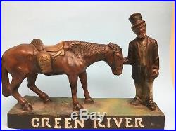 Black Americana Advertizing Green River Whiskey C1930, S to 1940, S (Firm Price)