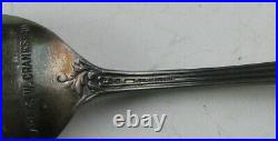 Black Americana Atlanta Souvenir Spoon Sterling Silver Gorham Enamel Crankshaw