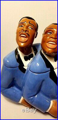 Black Americana Cookie Jar Clay Art 1998 Soul Tones Jazz Singers VTG