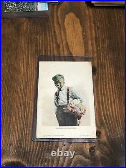 Black Americana Franz Huld got him a few Chickens 1900 Private Mailing Card