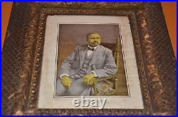 Black Americana Hon. John C. Dancy Antique Print In Original Frame