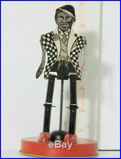 Black Americana Jigger Dancing Man in Tuxedo Tin Toy 1930 Made in U. S. A