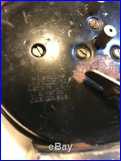 Black Americana Little Black Popeye Westclox Wind-Up Alarm Clock Vintage