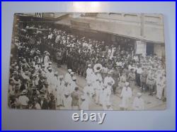 Black Americana Native Rppc Postcard Honolulu 1917 Army Artillery Corps Gurrey's