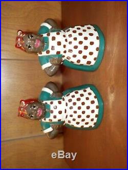 Black Americana S. Corl Pottery Ltd. Ed. Mammy Cookie Jar & Salt & Pepper Shakers