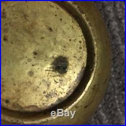 Black Americana Slave Face Bowl Brass 19th Century 1880s Antique Rare