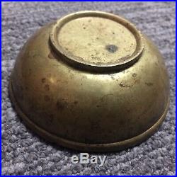 Black Americana Slave Face Bowl Brass 19th Century 1880s Antique Rare
