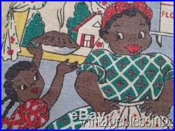 Black Americana True Vintage Mammy Kitchen Towel Never Used