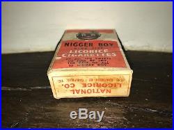 Black Americana Vintage Nigg Lucky Boy Licorice Candy Box