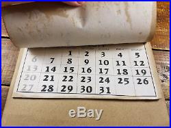 Black Americana Young Boy Store Racist Advertising Calendar Full Year for 1944