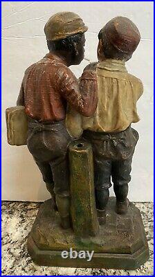 Black Americanajohann Mareschsculpture2 Boys Smokingterra Cottasuper Rare