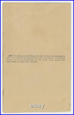 Black And White Escaped Slaves 1863 Abolitionist CDV Photo Civil Rights War Black And White Escaped Slaves 1863 Abolitionist CDV Photo Civil Rights War