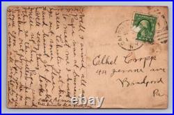 Black Man w Giant Drugs Sign RPPC Interesting Americana Photo Baldwinsville NY