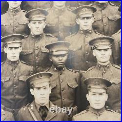 Black Military history Americana Unit Photo ROTC Circa 1910 One Black Soldier