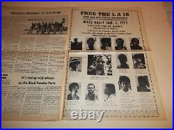 Black Panther Newspaper Dec. 27, 1969 Huey Newton, David Hilliard VG+