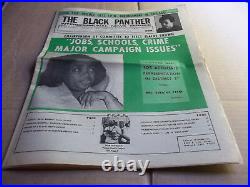 Black Panther Newspaper Jan. 18, 1975 Arthur Ashe VG+
