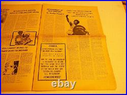 Black Panther Newspaper Jan. 9, 1971 Bobby Seale, Ericka Huggins VG+