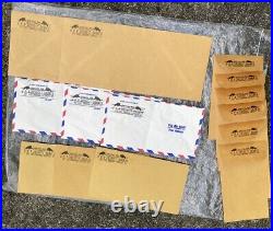 Black Panther Party Detroit Branch Mail Address Stamped Vtg Envelopes 14 total