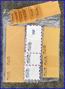 Black Panther Party Detroit Branch Mail Address Stamped Vtg Envelopes 14 total