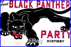 Black Panther Party History Black Liberation Poster Signed A Beauty