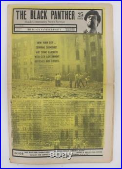 Black Panther Party Newspaper 1970 Huey Newton, Kathleen Cleaver, Emory Douglas