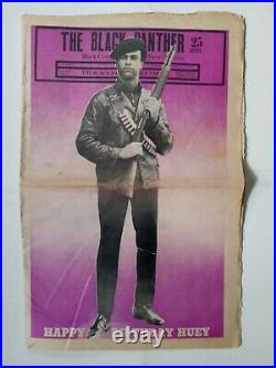 Black Panther Party Newspaper Feb 17, 1969 Happy Birthday Huey complete