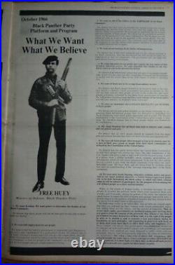 Black Panther Party Newspaper, Volume IV, No. 6, January 10, 1970 VINTAGE ISSUE