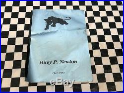 Black Panther's Co-Founder Huey P. Newton 1942-1989 Funeral Service Pamphlet
