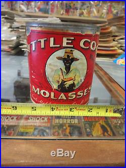 Black americana Little Coon Molasses Tin Super Rare, BLK Americana