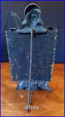 Blackamoor Easel Mirror Black Americana Folk Art Antique Rogers ca. 1900