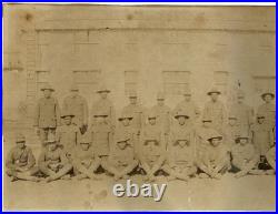 Buffalo Soldiers 1917 African American Black Regiment 367th Panoramic Photo Army