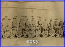 Buffalo Soldiers 1917 African American Black Regiment 367th Panoramic Photo Army