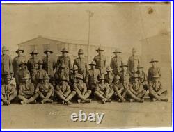 Buffalo Soldiers 1917 African American Black Regiment 367th Panoramic Photo Army