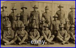 Buffalo Soldiers 1917 African American Black Regiment 367th Panoramic Photo Army