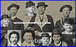 Butch Cassidy & Sundance Kid Gang Tintype Photo. Kid Curry, Kilpatrick, & Carver