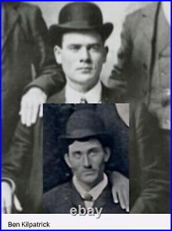 Butch Cassidy & Sundance Kid Gang Tintype Photo. Kid Curry, Kilpatrick, & Carver