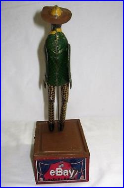 C. 1910's Ferdinand Strauss Tombo The Alabama Coon Jigger Litho Tin Windup Toy