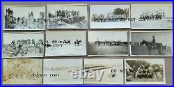 C. 1910's Rppc, Photos. U. S. Cavalry Soldiers On Horses Armed Mexican Revolution