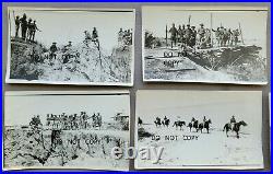 C. 1910's Rppc, Photos. U. S. Cavalry Soldiers On Horses Armed Mexican Revolution