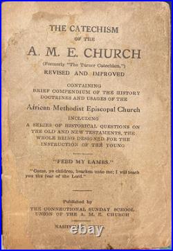 C1884 Antique A. M. E. Church CatechismAfrican American ReligionHistoryBooklet C1884 Antique A. M. E. Church CatechismAfrican American ReligionHistoryBooklet
