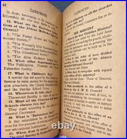 C1884 Antique A. M. E. Church CatechismAfrican American ReligionHistoryBooklet
