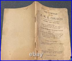 C1884 Antique A. M. E. Church CatechismAfrican American ReligionHistoryBooklet