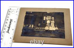 C1900 SIOUX CENTER Railroad Depot Station Antique Vintage Photo Train Dog IOWA